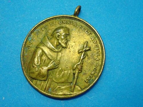 Enorme antica medaglia prete - antica,