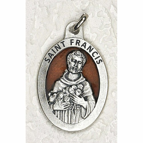 San francesco smalto marrone - san,