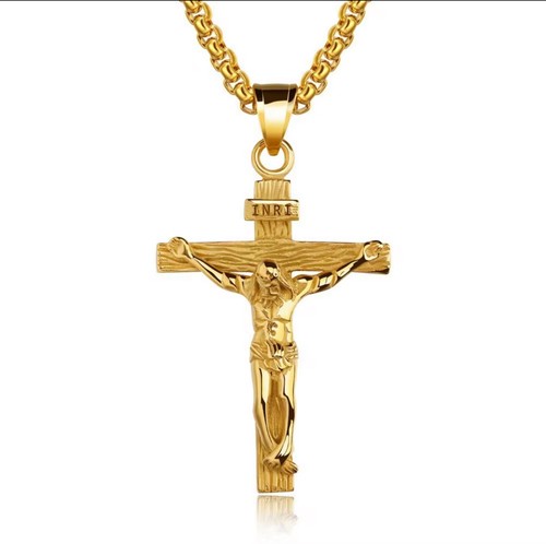 Crucifix pendant necklace - crucifix,
