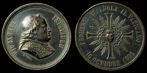 Medaglia religiosa xix - medaglia,