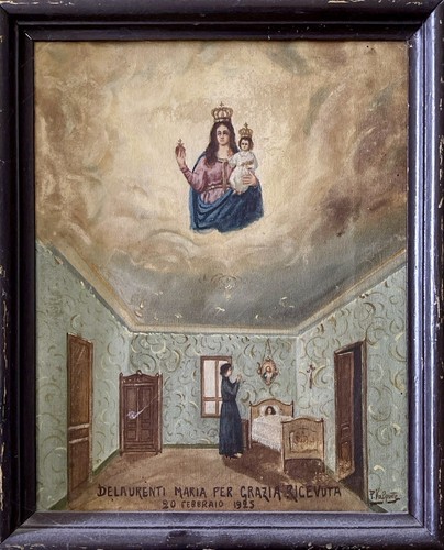 Per grazia ricevuta voto - ricevuta.,