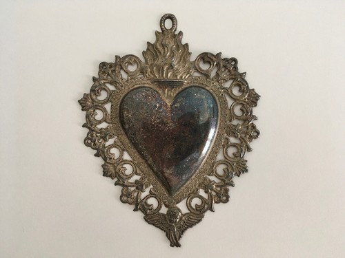 Voto cuore sacro metallo - ex,